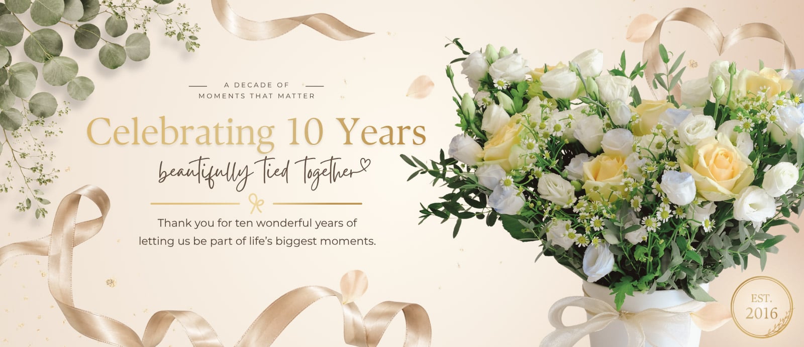 Thank You for 10 Beautiful Years!