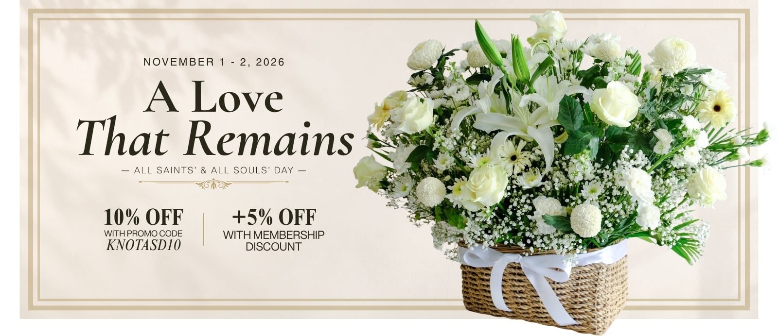 All Souls' Day Flower Sale