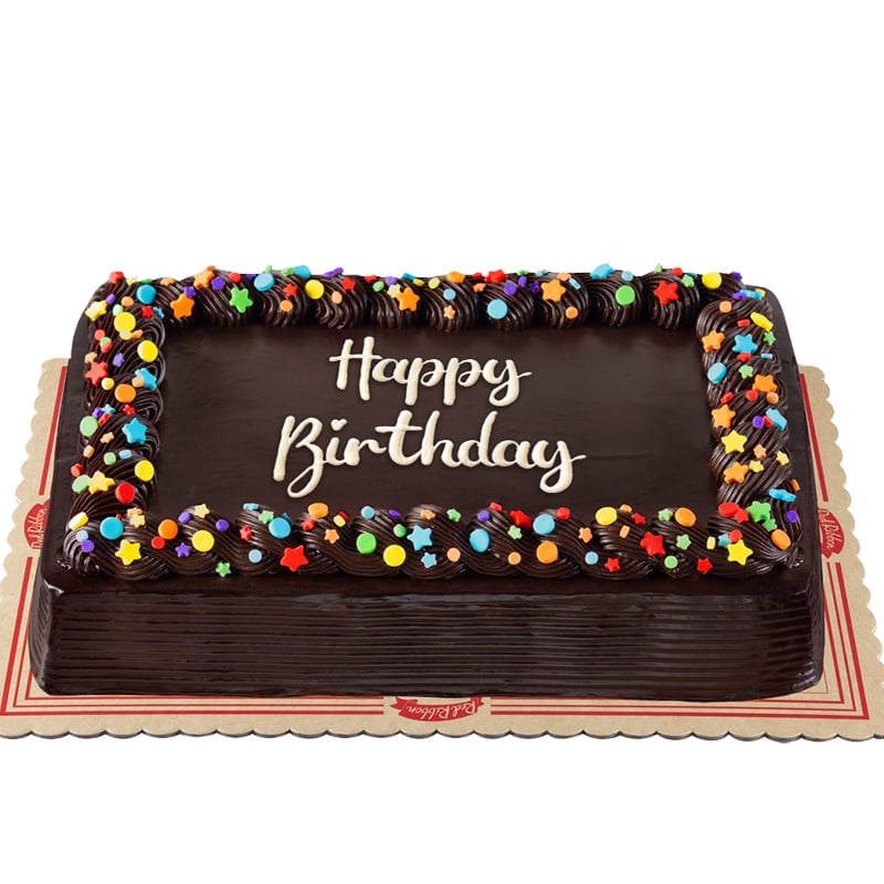 Chocolate Dedication Cake 8x12