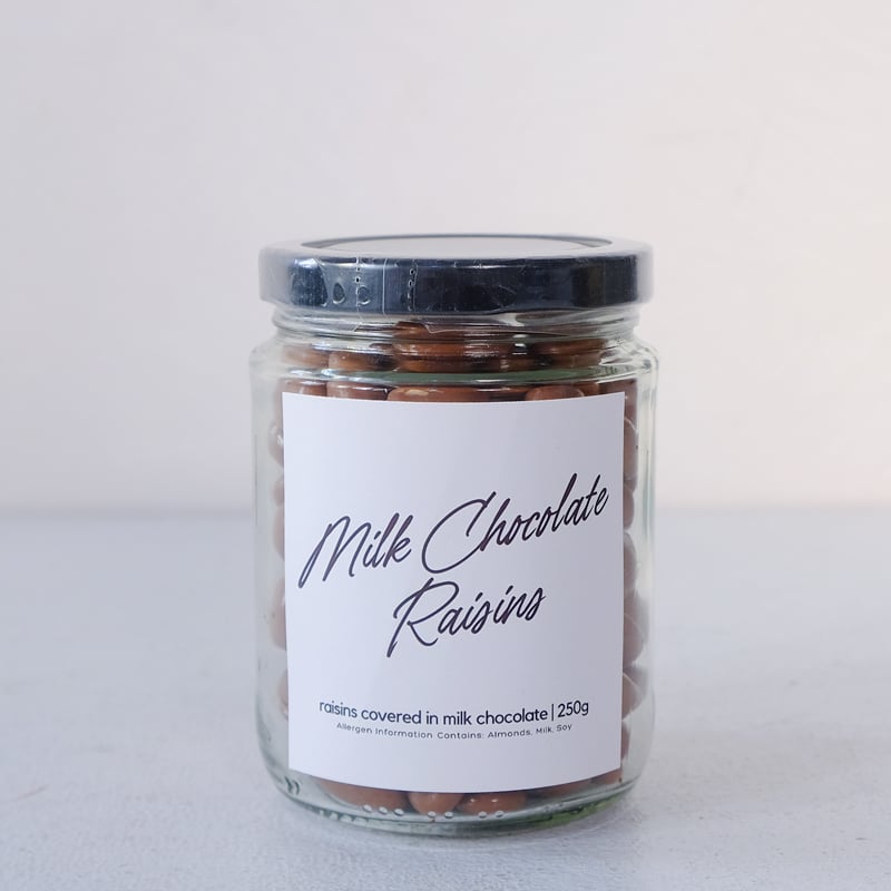 Milk Chocolate Raisins 250gms