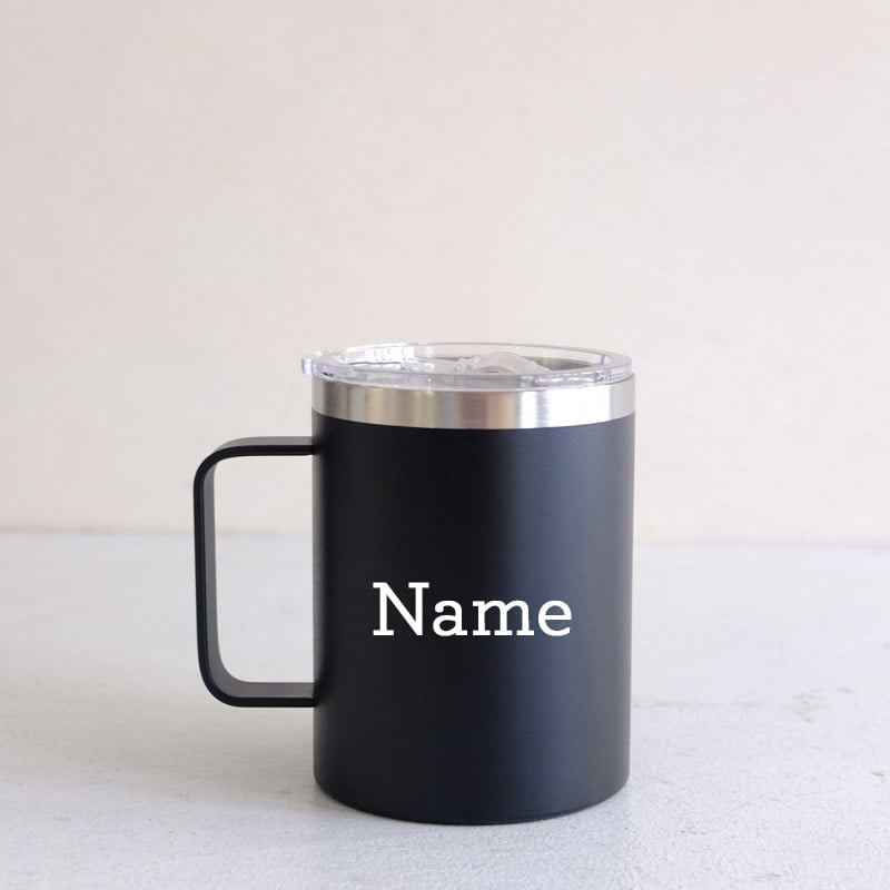 Signature Black Insulated Coffee Mug