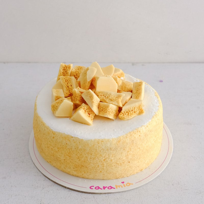 Sea Salted Honey Crunch Cake