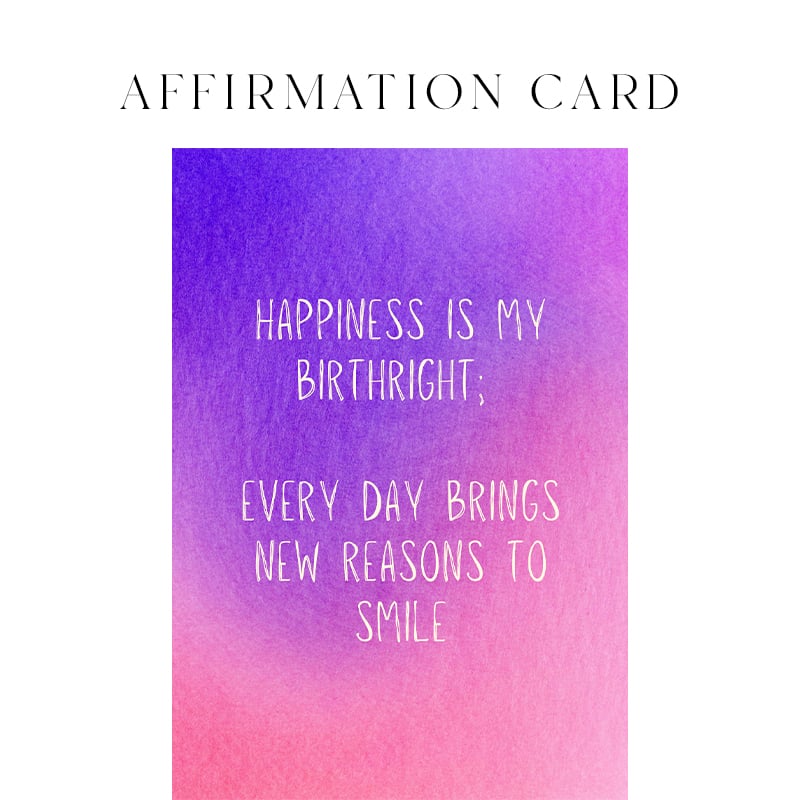 Happiness Is My Birthright