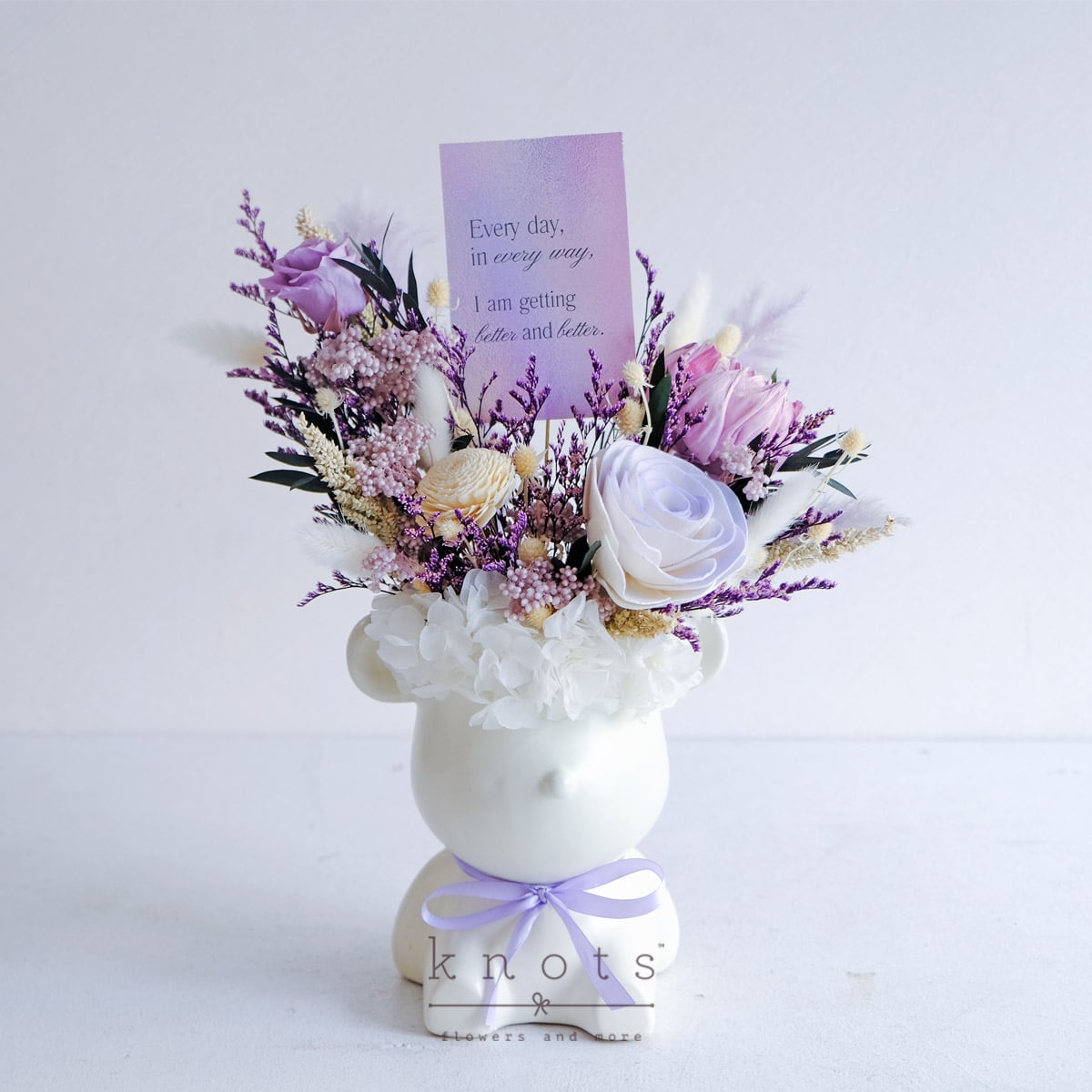 Mindful Moment (Dried and Preserved Affirmation Arrangement)