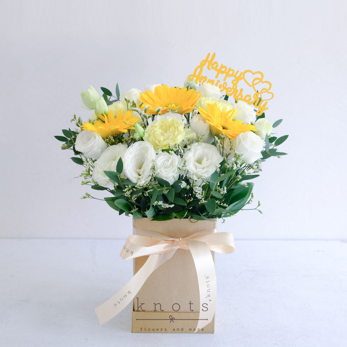 Honey Daydream (Yellow Gerbera Anniversary Arrangement)