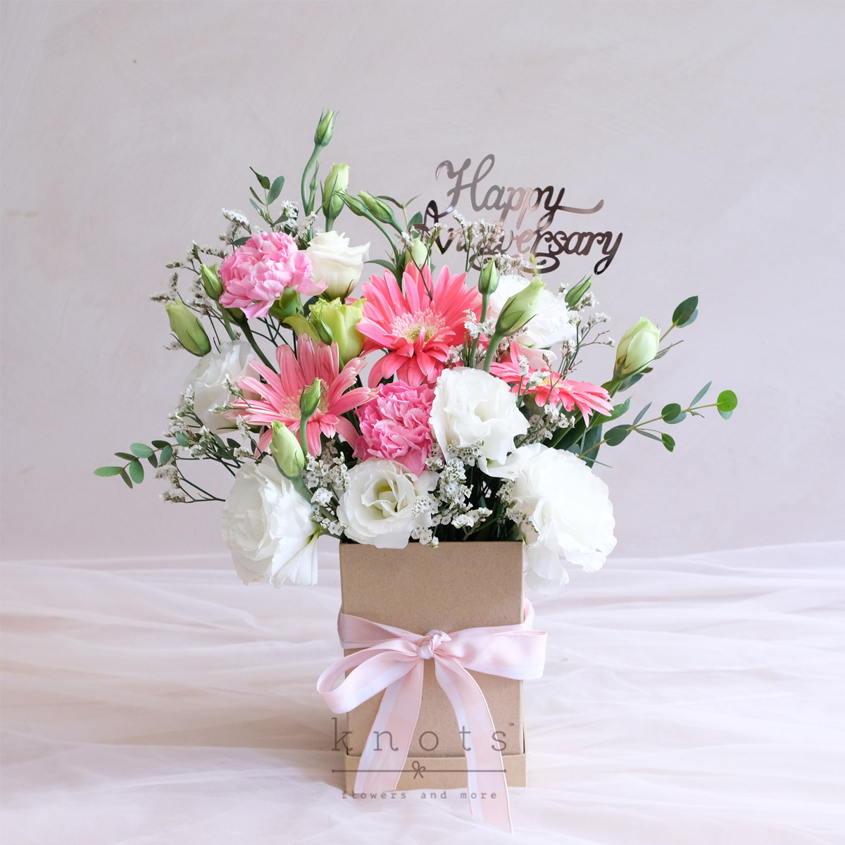 Enchanting Embrace (Pink Gerbera Arrangement)