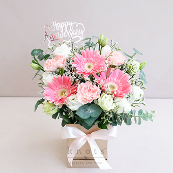 Enchanting Embrace (Pink Gerbera Arrangement)