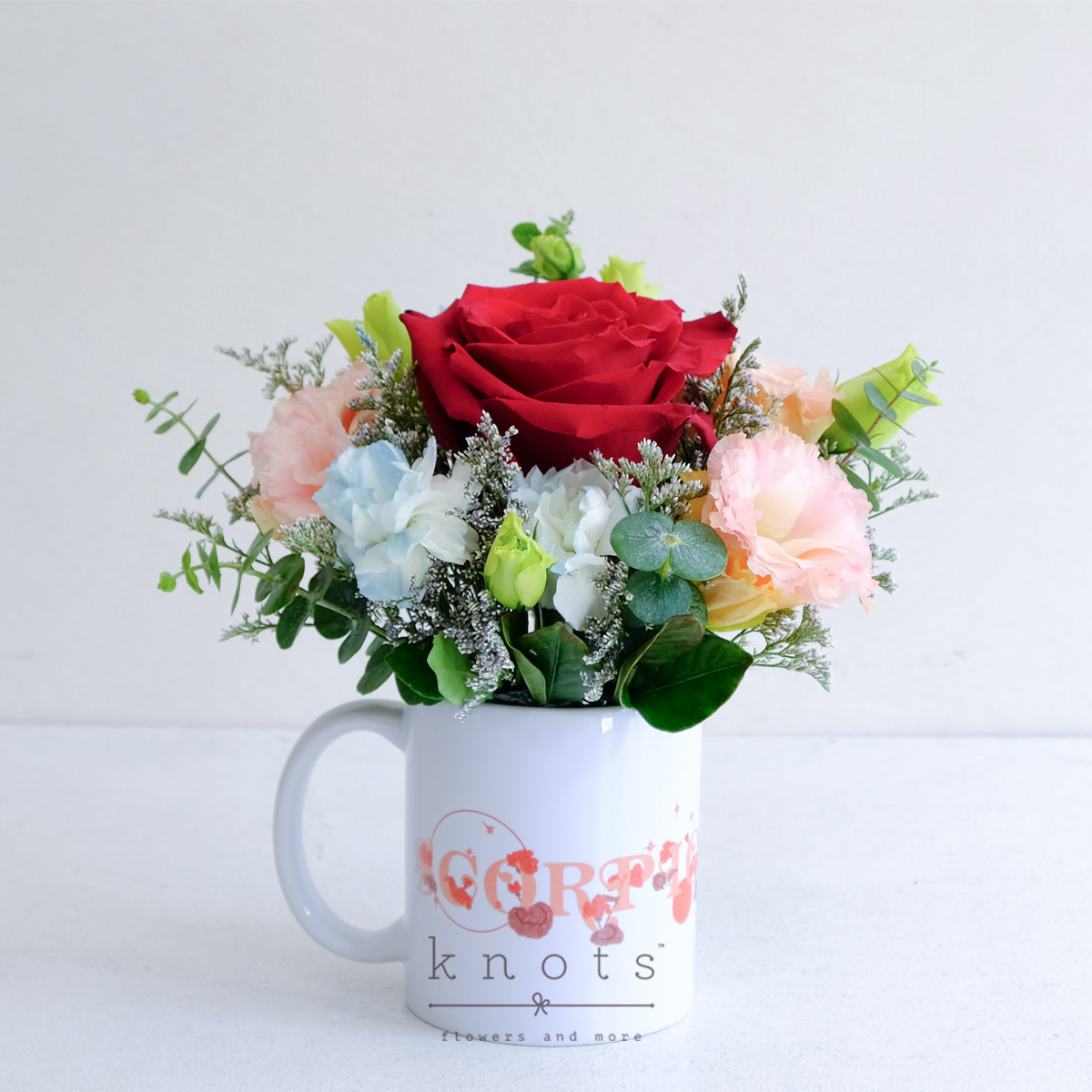 The Phoenix Rise (Red Ecuadorian Rose Arrangement)