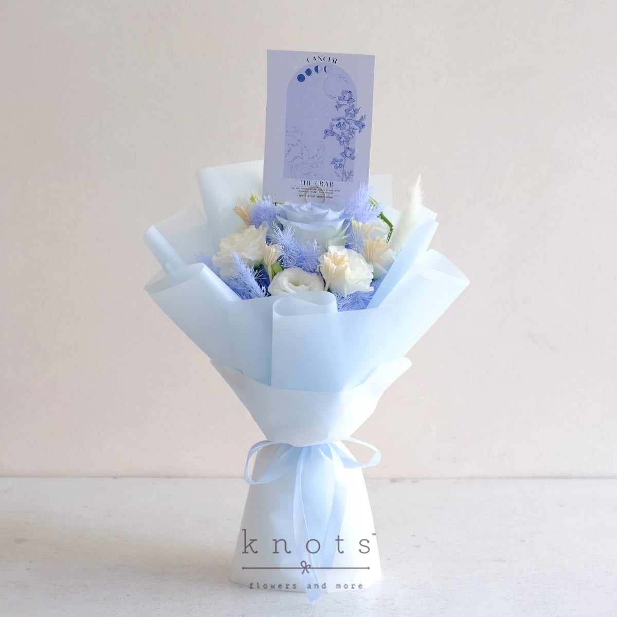 Midnight Gardens Cancer (Fresh & Dried Flowers Bouquet)