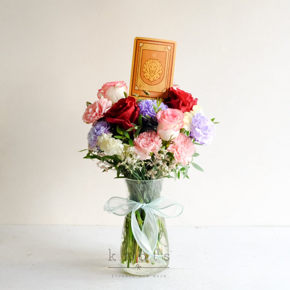 Leo Legacy (Red and Pink Roses Arrangement)