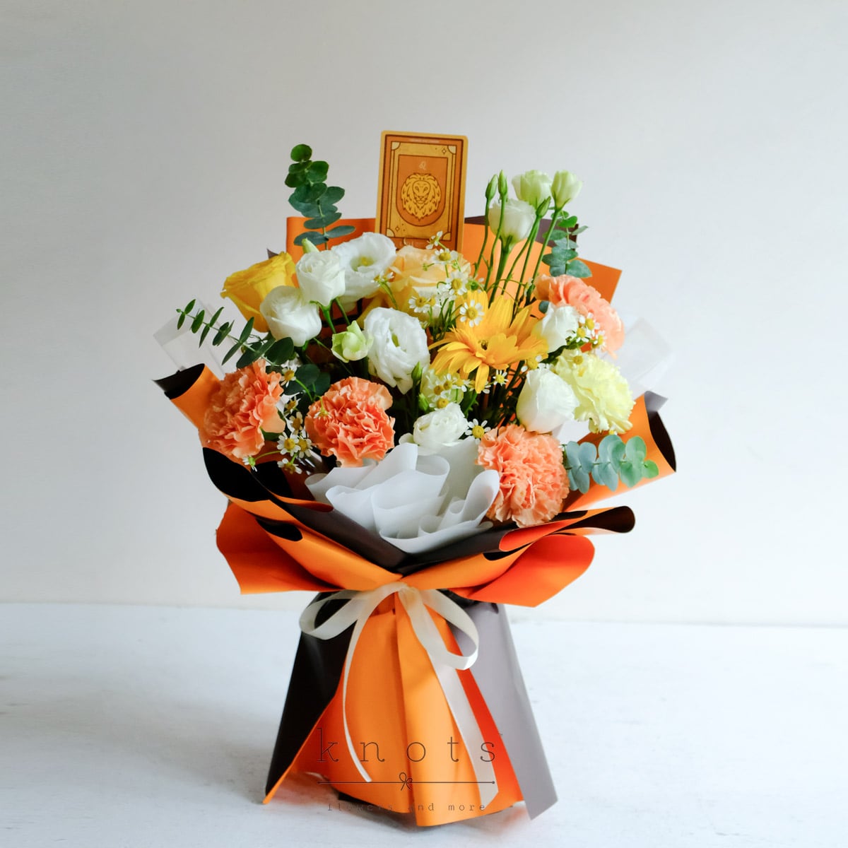 Saffron Skies (Mixed Flowers Bouquet)