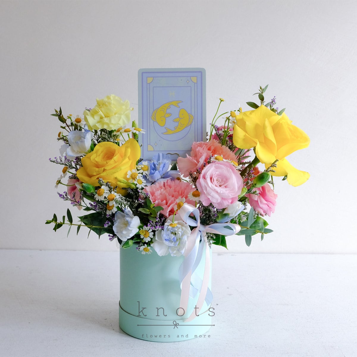 Pisces Garden (Yellow Roses Arrangement)