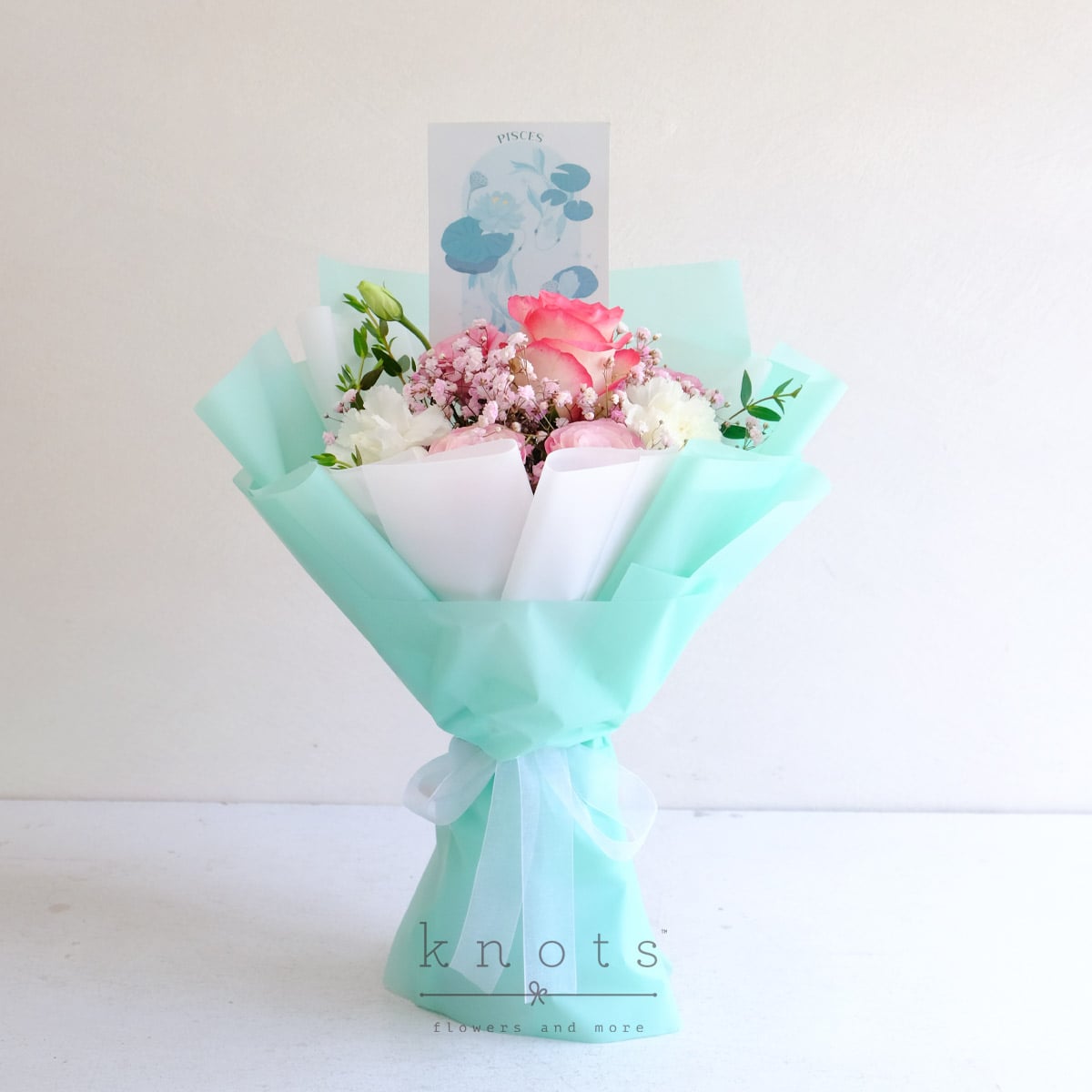 Pisces Dream (Pink Rose Bouquet)
