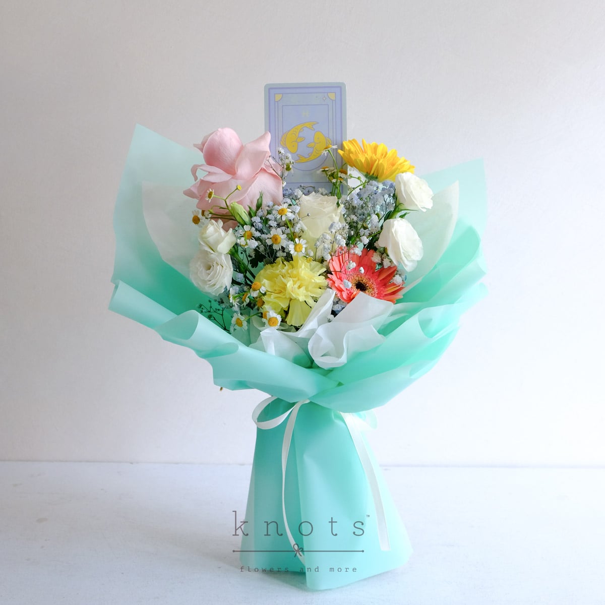 Pastel Pisces (Roses and Gerberas Bouquet)