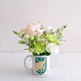 Verdant Taurus (Pink Ecuadorian Rose Arrangement)