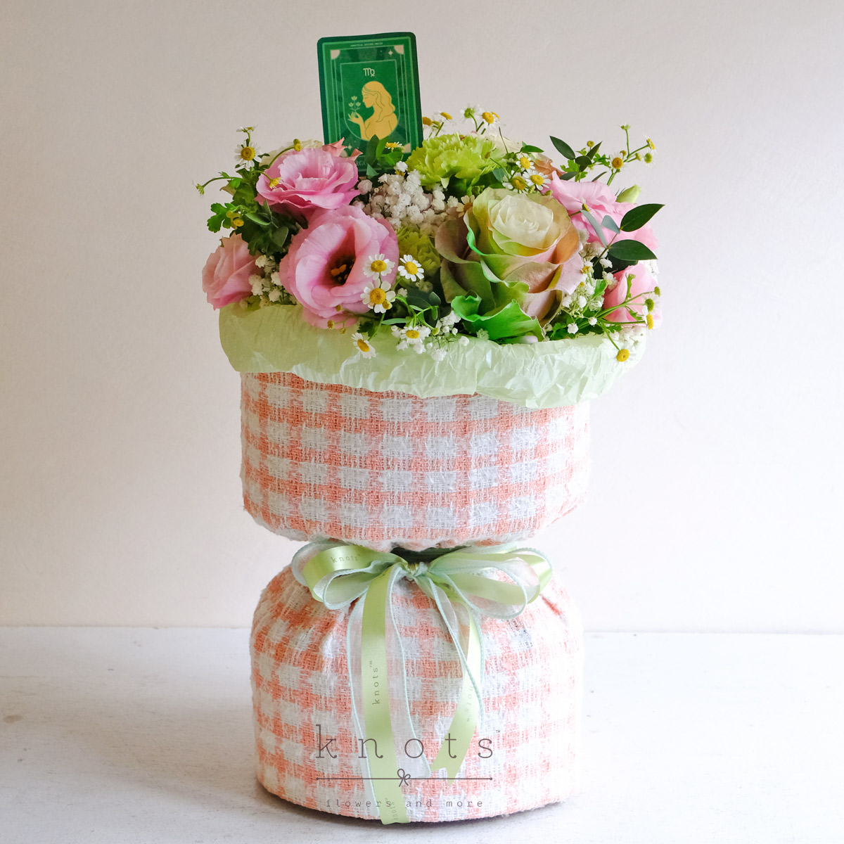Emerald Whimsy (Virgo Mixed Flowers Bouquet)