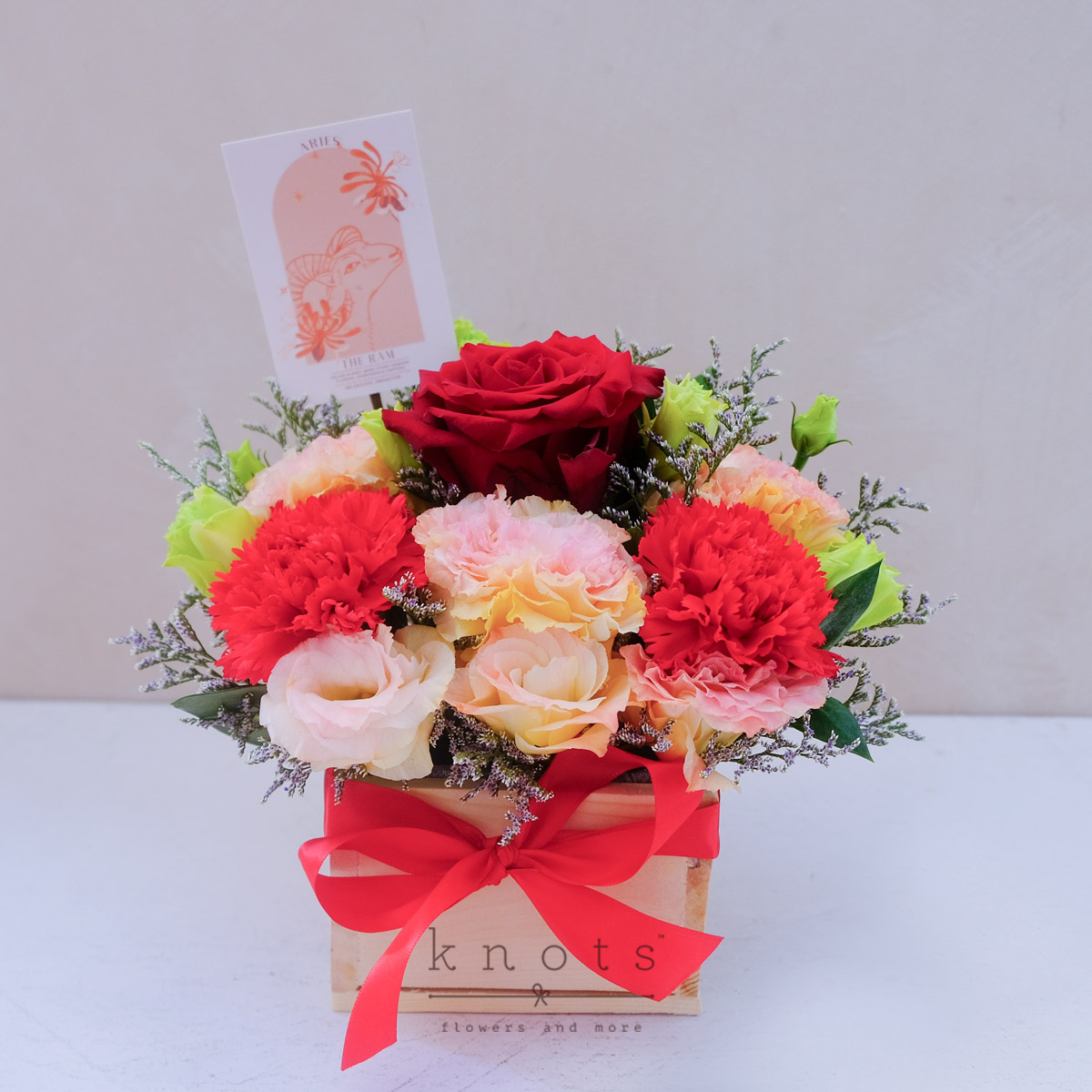 Charismatic Ram (Red Ecuadorian Rose Arrangement)