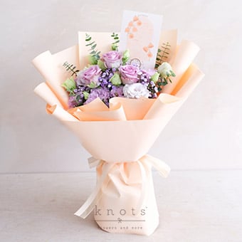 Sophia Gemini (Purple Roses Bouquet)