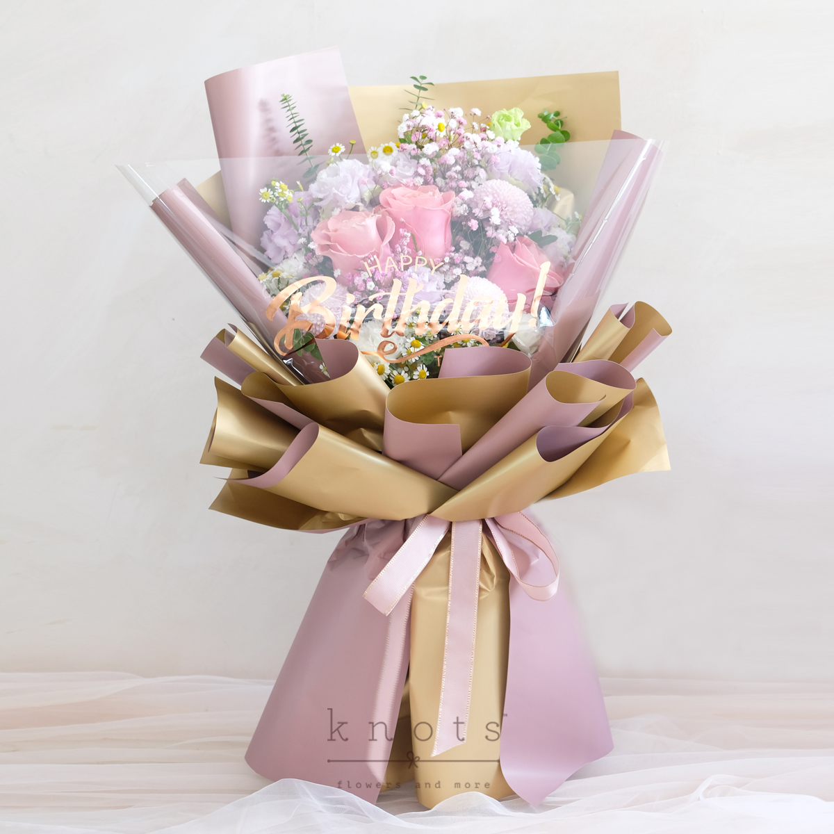 Casabella (Pink Ecuadorian Roses Bouquet)
