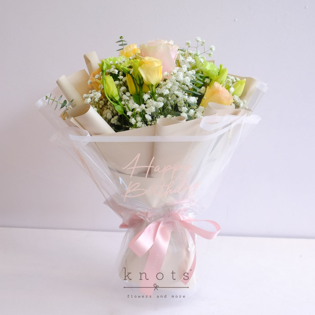 Sweet Birthdays (Pink Ecuadorian Rose Birthday Bouquet)