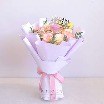 Bedroom Disco (Purple Rose Birthday Bouquet)