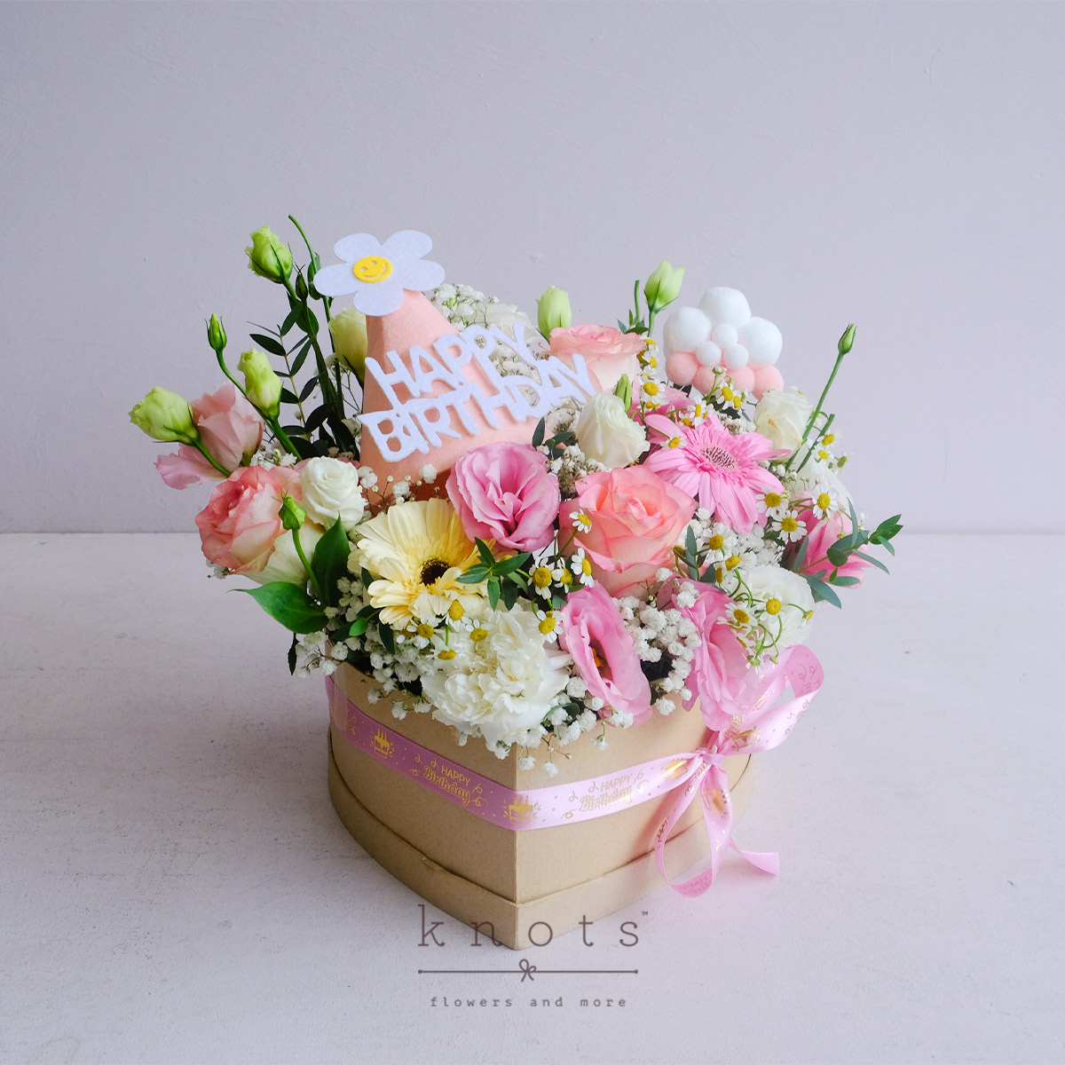 Funtastic Day (Mixed Flowers Birthday Arrangement)