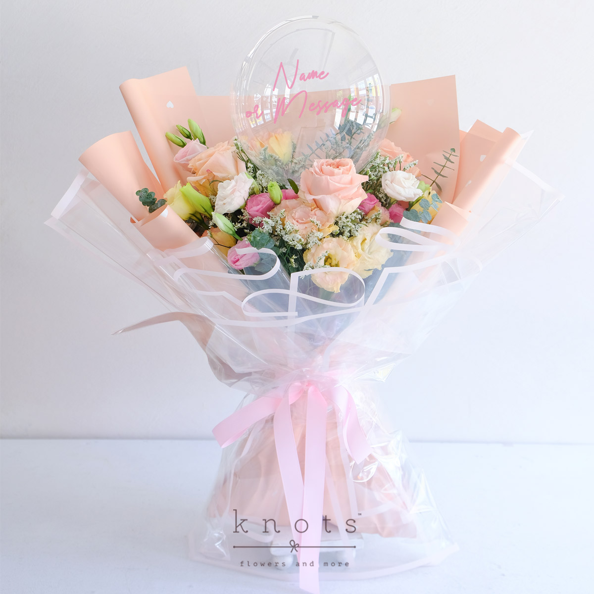 It’s Your Day (Peach Ecuadorian Roses Bouquet)