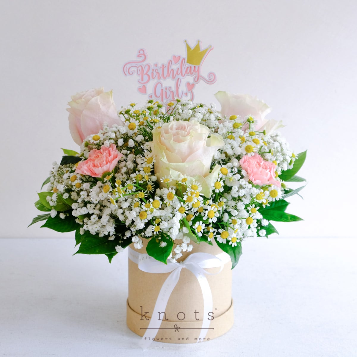 Birthday Chic (3 Pink Ecuadorian Rose Arrangement)