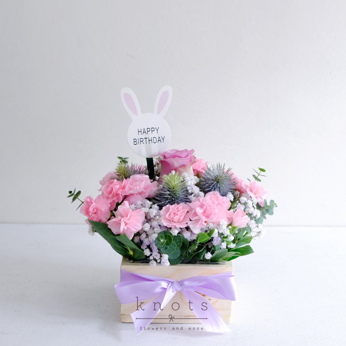 Flower Patch (Purple Rose Birthday Arrangement)