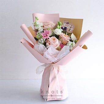 Life Begins (Mixed Flowers Birthday Bouquet)
