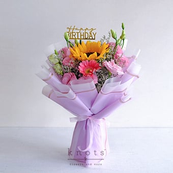 Birthday Sunburst (Sunflower Birthday Bouquet)