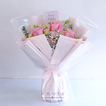 My Sweetest Wish (Pink Ecuadorian Roses Bouquet)