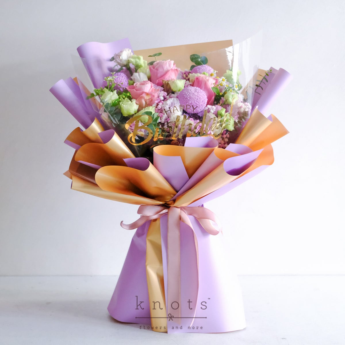 Casabella (Pink Ecuadorian Roses Birthday Bouquet)