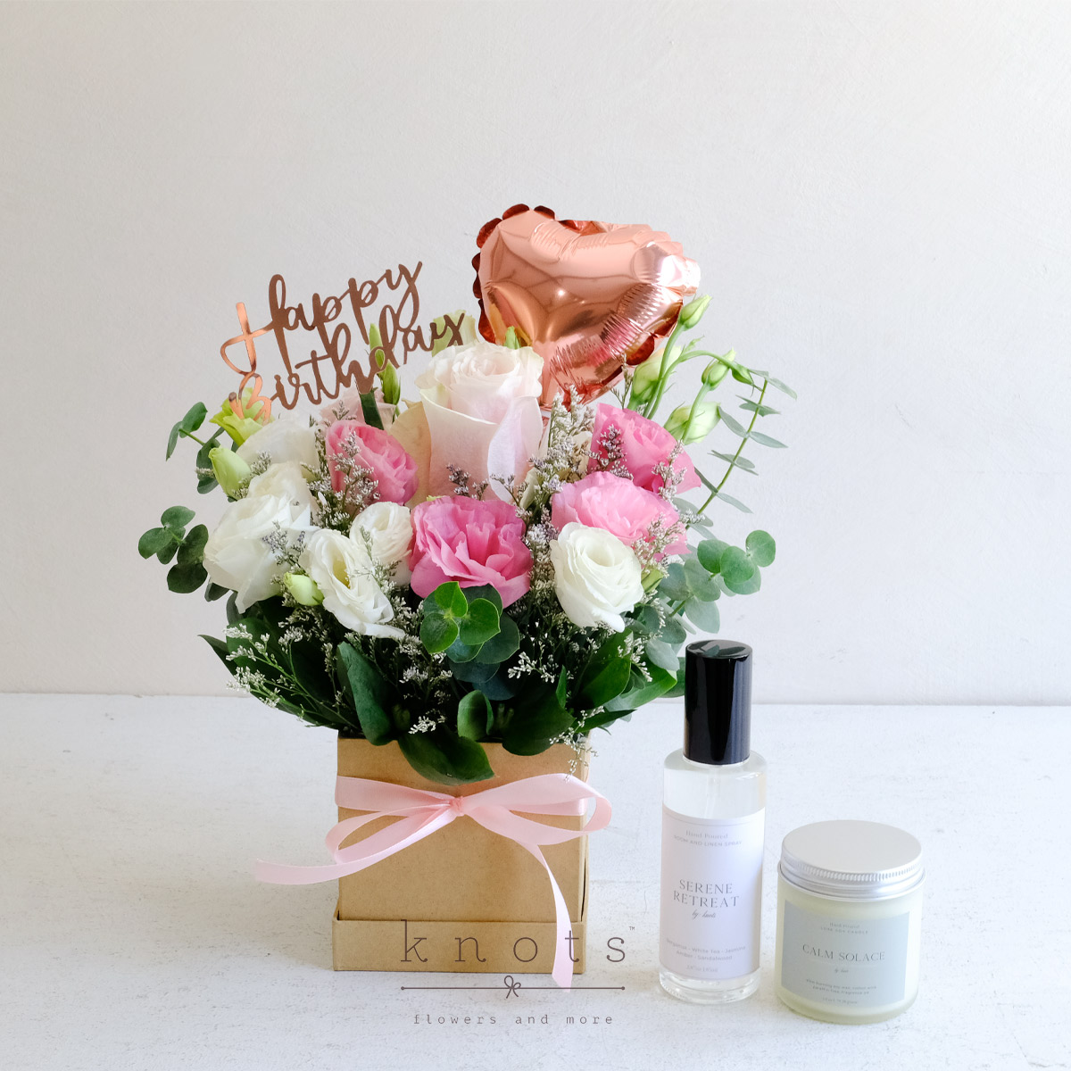 Wishes from the Heart (Birthday Arrangement Gift Bundle)