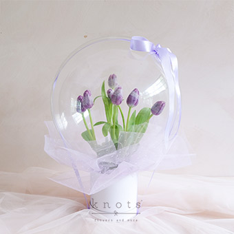 Sweet Allure (Purple Tulips)