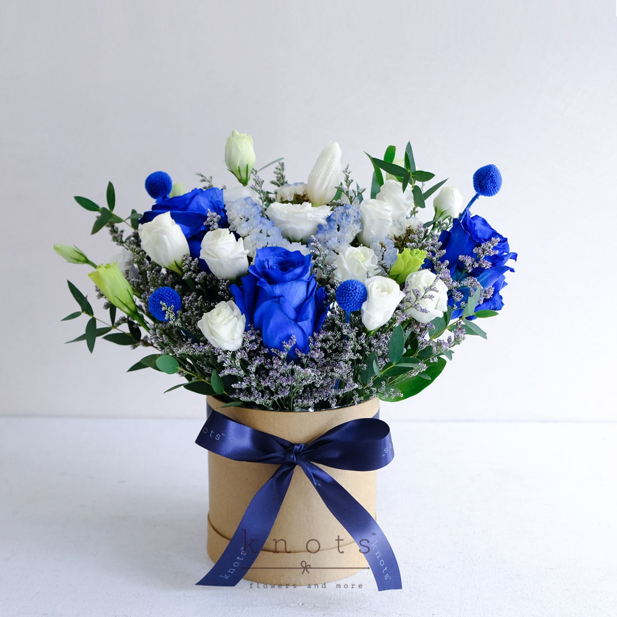 Bloom in Blue (Blue Ecuadorian Roses Arrangement)