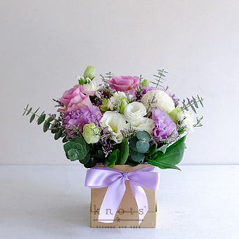 Lush Love (Purple Rose Arrangement)