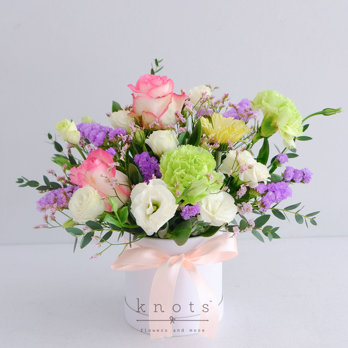 Her Lovely Smile (Pink Roses Arrangement)