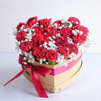 Red Carnations Arrangement