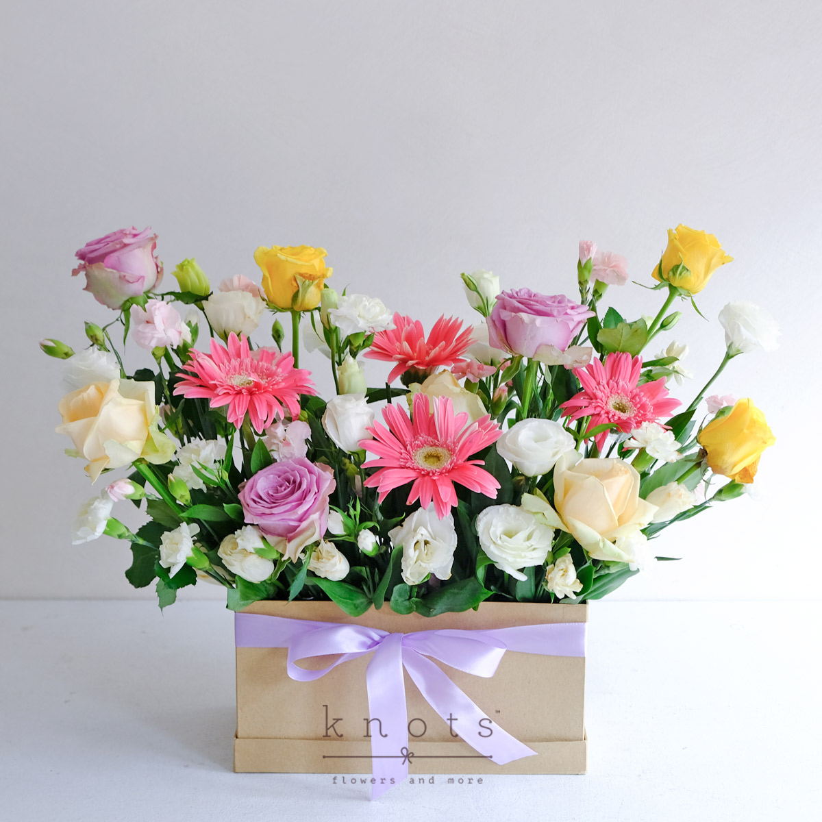 The Garden Party (Gerbera and Roses Arrangement)
