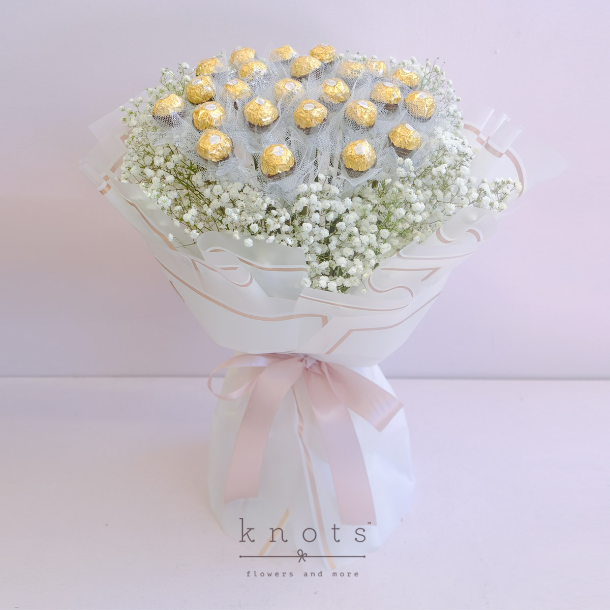 On Cloud 9 (Ferrero Rocher with Gypsophila Bouquet)