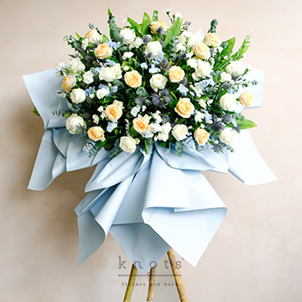 Serene Solace (Condolence Flower Stand)