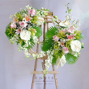 Peaceful Reflections (Condolence Flower Stand)