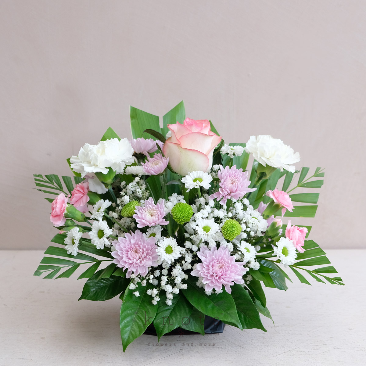 Soft Reflections (Sympathy Flower Arrangement)