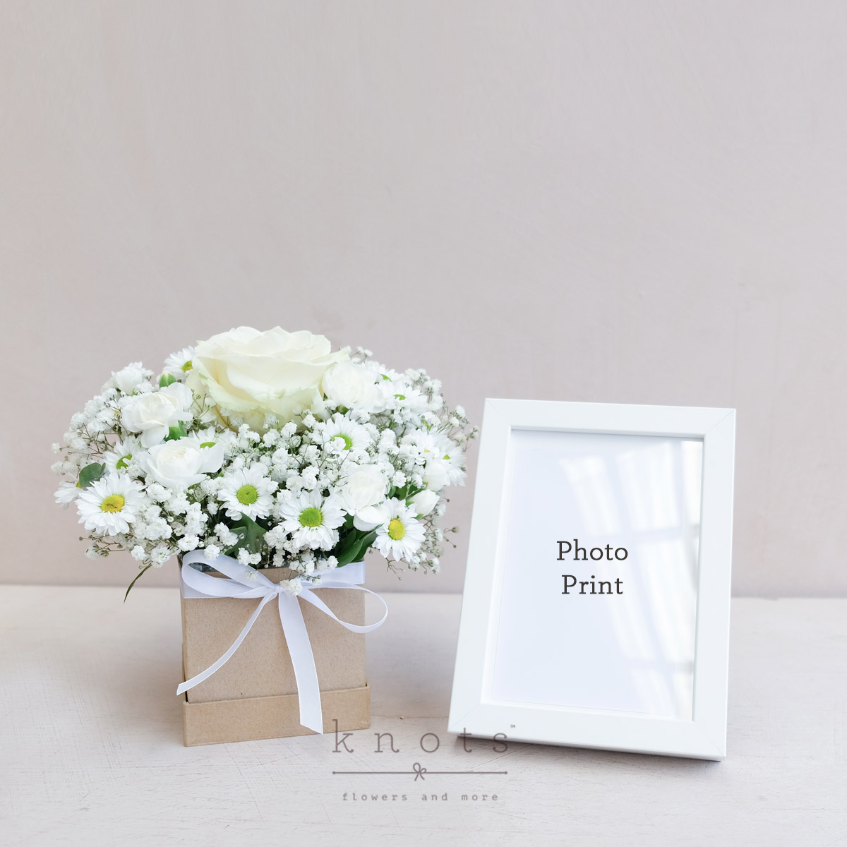 Memories Remain (Sympathy Flower & Photo Frame)