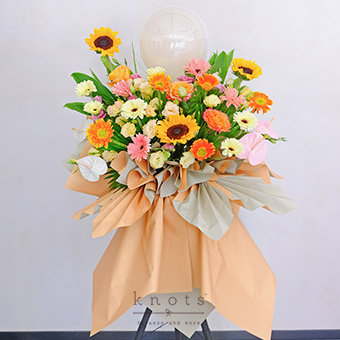 Radiant Victory (Congratulatory Flower Stand)