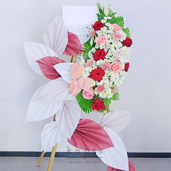 Festive Flourish (Congratulatory Flower Stand)