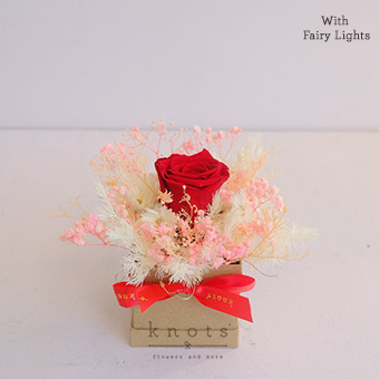 Scarlet Heart (Dried Flower Arrangement)