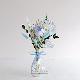 Azure Bloom (Dried Flower Arrangement)
