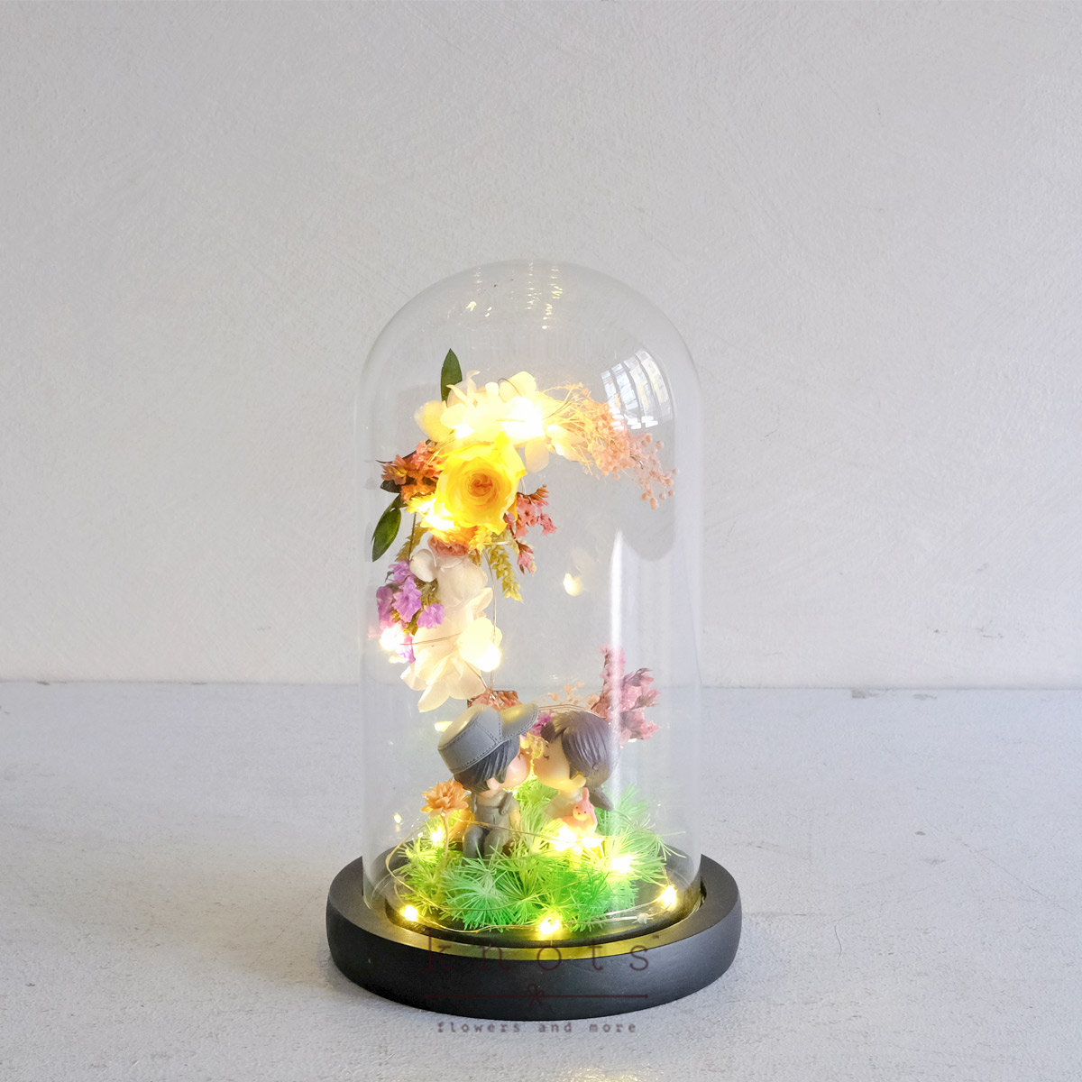 Ever Garden (Preserved/ Dried Dome Arrangement)